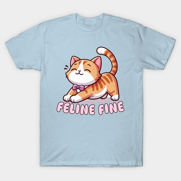 Feline Fine T-Shirt by Annabelhut